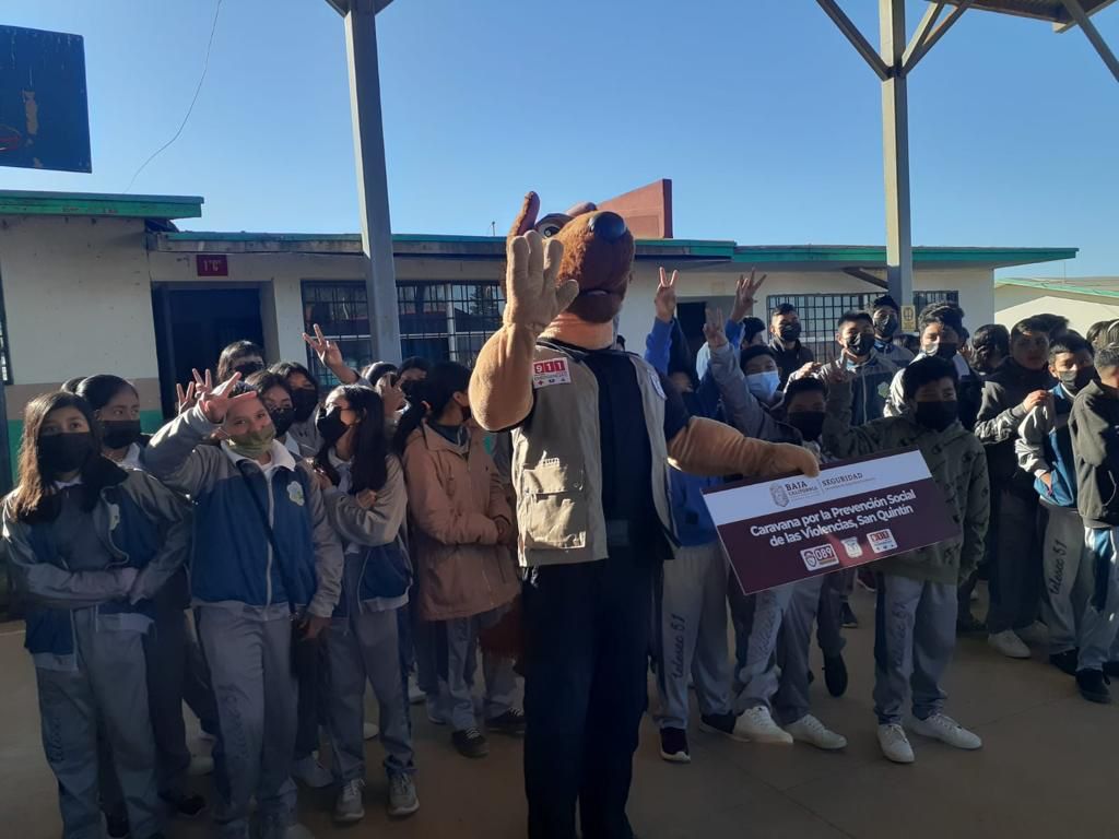 Realizan por vez primera «Caravana por la Prevención de la Violencia» en San Quintín