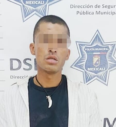 Hombre detenido por amenazar con arma prohibida en Colonia Industrial