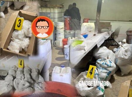 Asegura FGR narcolaboratorio en Tijuana; hallan más de 140 kilos de “meth”