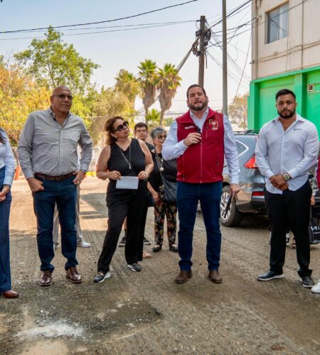 Supervisan obras en Tijuana para mejorar la infraestructura urbana