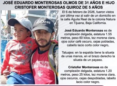 Buscan a padre e hijo desaparecidos desde febrero en Natura