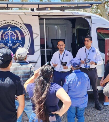 Llevan programa «Fiscal Enlace Contigo» en La Rumorosa