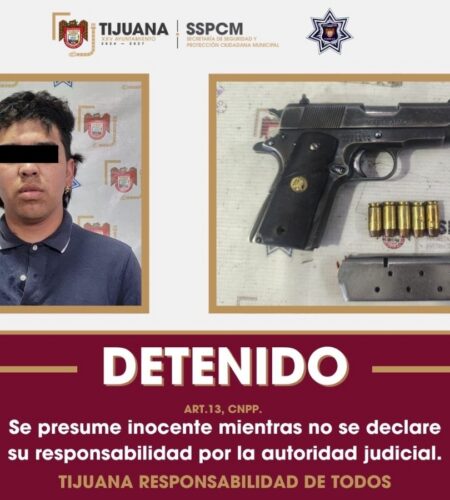 Policía Municipal asegura a hombre que le dio golpiza y amenazó a su ex pareja en Tijuana