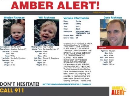 Secuestró a sus hijos en Utah y huye con ellos a Tijuana; activan Alerta Amber