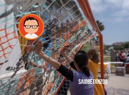 Arte, futbol y migración llegan al muro rumbo al Mundial 2026