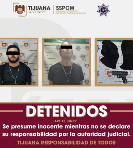 Detienen a tres por robo violento de vehículo en Tijuana