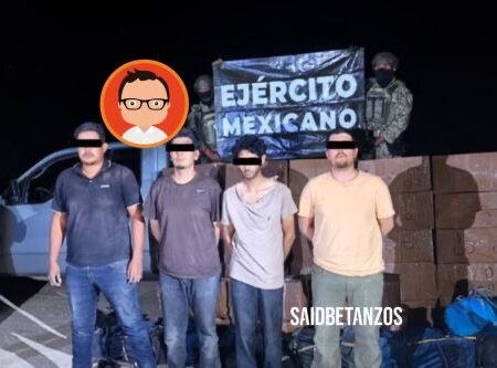 Ejército asegura 700 kilos de metanfetamina en Tecate; hay cuatro detenidos