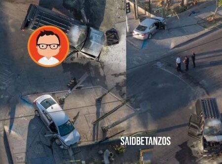 Balean a hombre en ZC; huyen, chocan contra adultos mayores y son detenidos