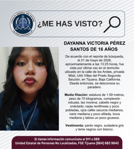 Dayanna de 16 años salió de su vivienda y ya no regresó