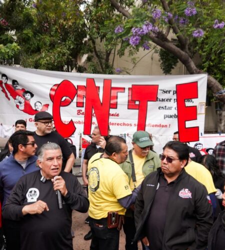 CNTE BC advierte posible paro nacional indefinido y protestas durante el Mundial