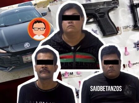 Caen tres “dealers”; uno traía pistola de utilería
