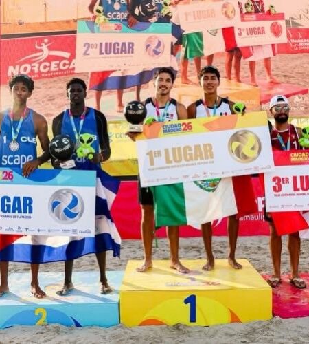 Carlos Ayala conquista el oro para México en el Tour NORCECA de Voleibol de Playa 2026