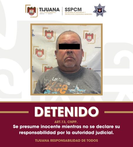 Detienen a hombre por acosar a menor de edad en Tijuana