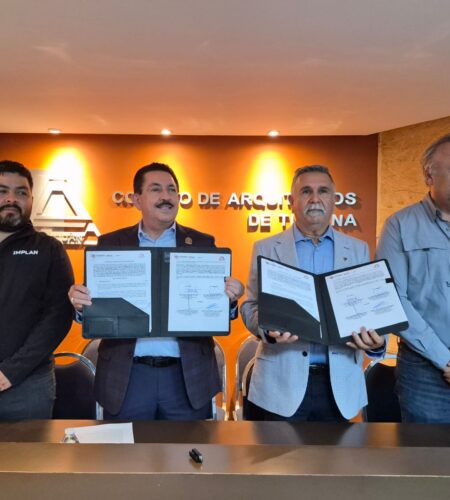 Colegio de Arquitectos de Tijuana e IMPLAN firman convenio para fortalecer la planeación urbana