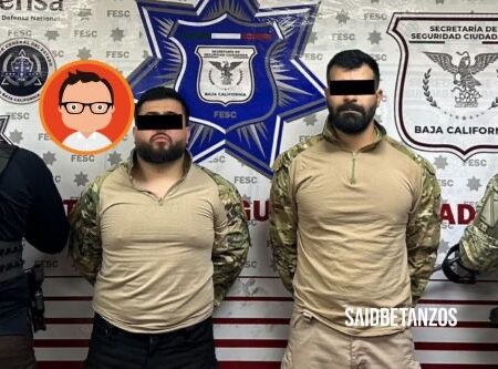 Caen dos colombianos con armas, vehículos robados y ‘ponchallantas’