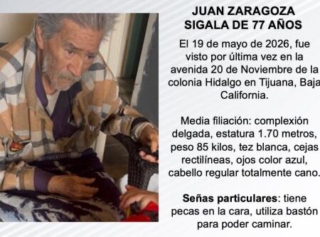 Abuelito desaparece en la colonia Hidalgo