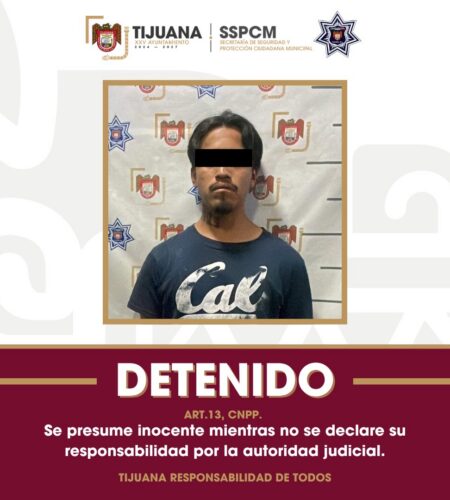 Detienen a hombre por violentar a su pareja en la colonia Benton