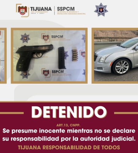 Hombre que amenazó a su pareja con arma en Residencial Agua Caliente intenta huir y es arrestado
