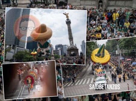Paseo de la Reforma se llena de familias, turistas y cultura mexicana por desfile mundialista