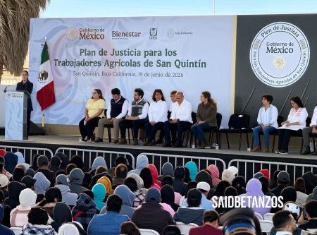 Sheinbaum ordena revisar a empresas agrícolas de San Quintín para garantizar Seguro Social a jornaleros