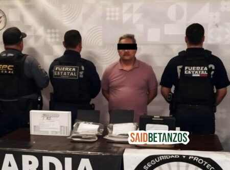 Cae escolta armado con documentos “vencidos”