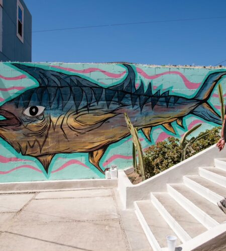 Proyecto “Common Roots” revitaliza el pasaje 12 en Playas de Tijuana con arte y reciclaje