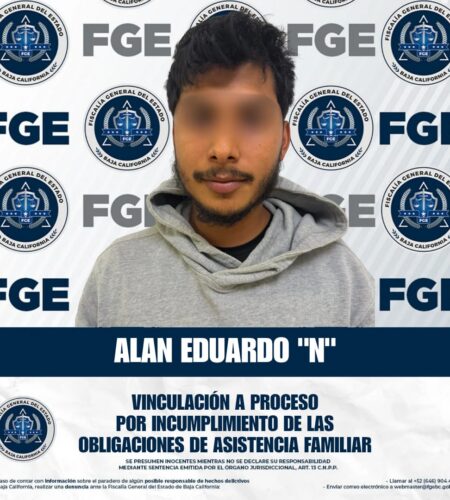 Vinculan a proceso a hombre por incumplir con apoyo a sus hijos en San Quintín
