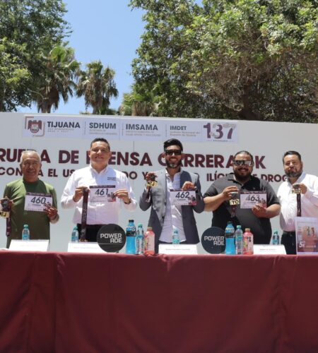 Tijuana realiza carrera 5K para promover la prevención de drogas
