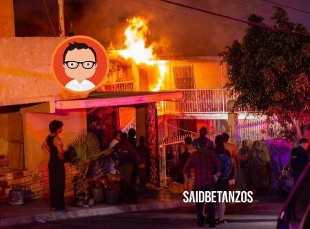 Incendia edificio y es detenido al intentar escapar por los techos