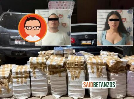 Trasladaba pareja casi 600 kilos de “meth”