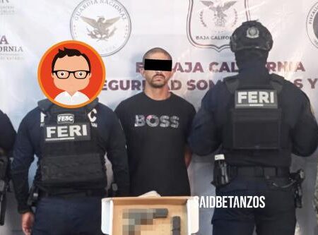 Detienen en Ensenada a presunto ‘sicario’ ligado a una célula delictiva