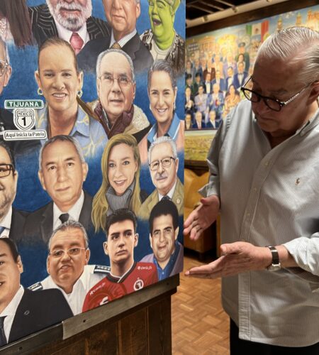 Gilberto Mora ingresa al mural histórico de Tijuana