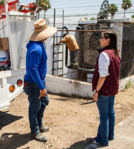 CESPT continúa rehabilitando infraestructura hidráulica afectada por vandalismo en Tijuana