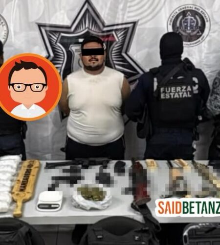Atrapan a “El Pepón” tras persecución en Ensenada; le aseguran arsenal, droga y equipo táctico