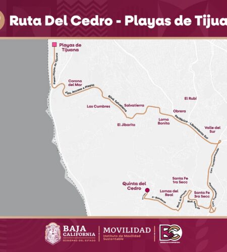 IMOS refuerza la movilidad en Tijuana con nueva ruta entre Santa Fe y Playas