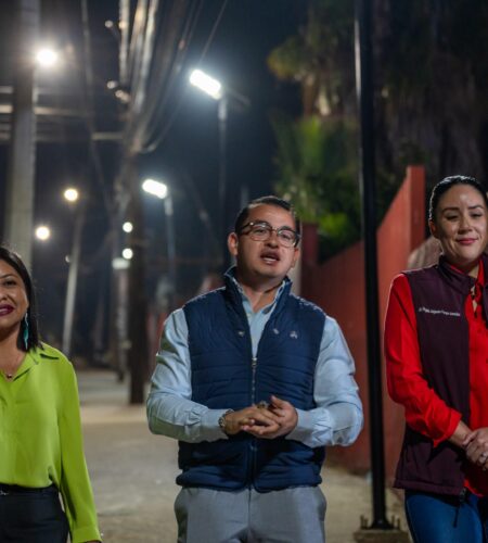Supervisa alcalde la implementación del Sendero Seguro en CBTis 237