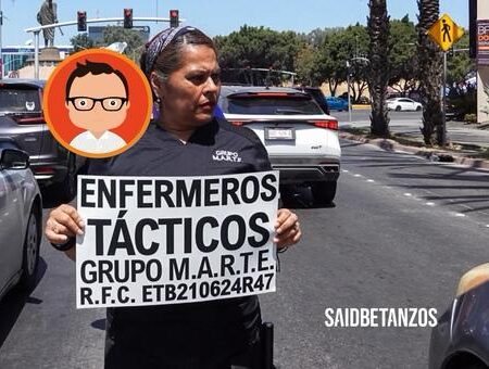 Para mantener su labor; Enfermeros Tácticos venden aguas