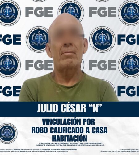 Hombre entra a la fuerza a una vivienda y termina en la cárcel por robo en San Quintín