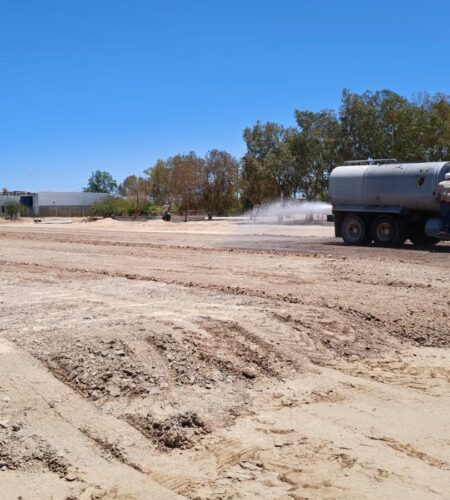 Avanzan los trabajos en la rehabilitación de la Unidad Deportiva San Felipe
