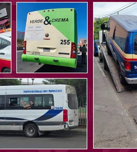 Choferes de transporte público en Tijuana son sancionados por no respetar tarifa oficial