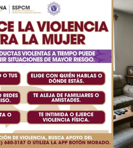 Invitan a reconocer señales de violencia contra la mujer y buscar apoyo