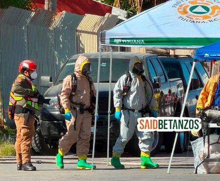 Incendio y fuga en contenedor con residuos químicos movilizan a Bomberos