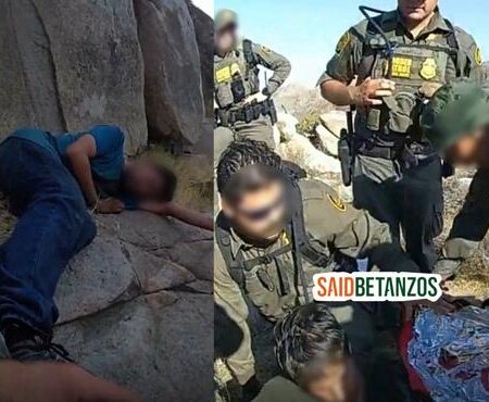 Patrulla Fronteriza rescata a dos migrantes atrapados entre el calor y las montañas