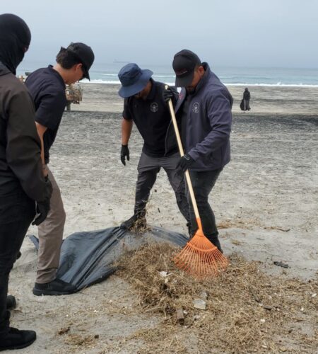 Realizan limpieza en Playa Ricamar en Playas de Rosarito