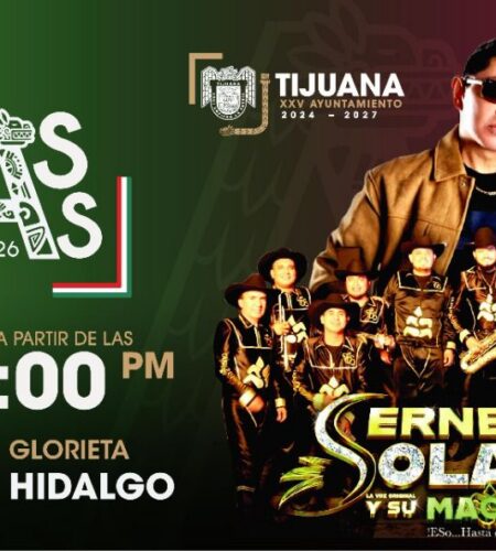 Anuncian concierto de Ernesto Solano ‘La Voz Original y su Maguey’ para celebrar el Grito de Independencia en Tijuana