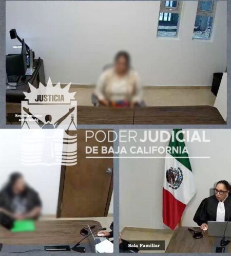 Realizan primera audiencia de oralidad familiar en Tecate