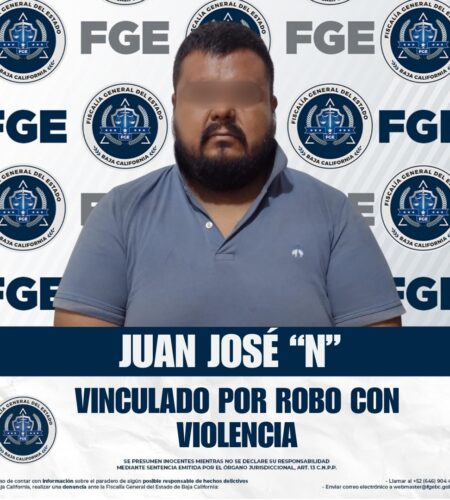 Vinculan a proceso a sujeto por múltiples robos con violencia en San Quintín