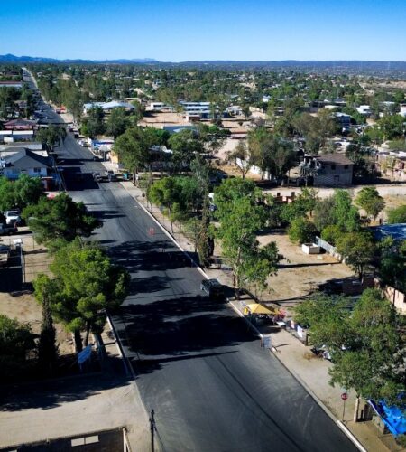 Finalizan trabajos de reciclado en Avenida Benito Juárez, El Hongo