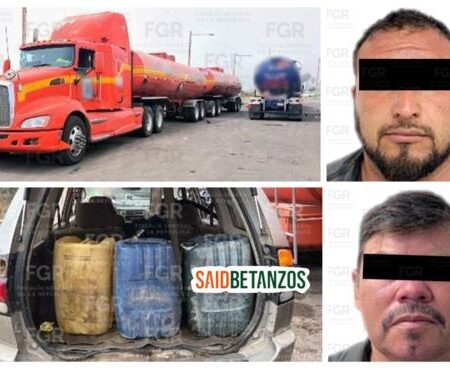 Se quedan presos “huachicoleros” sorprendidos en pleno robo a ducto de PEMEX en BC