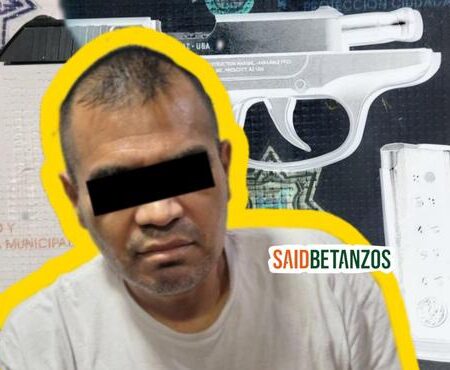 Dispara contra hombre dentro de un vehículo y lo capturan con una pistola